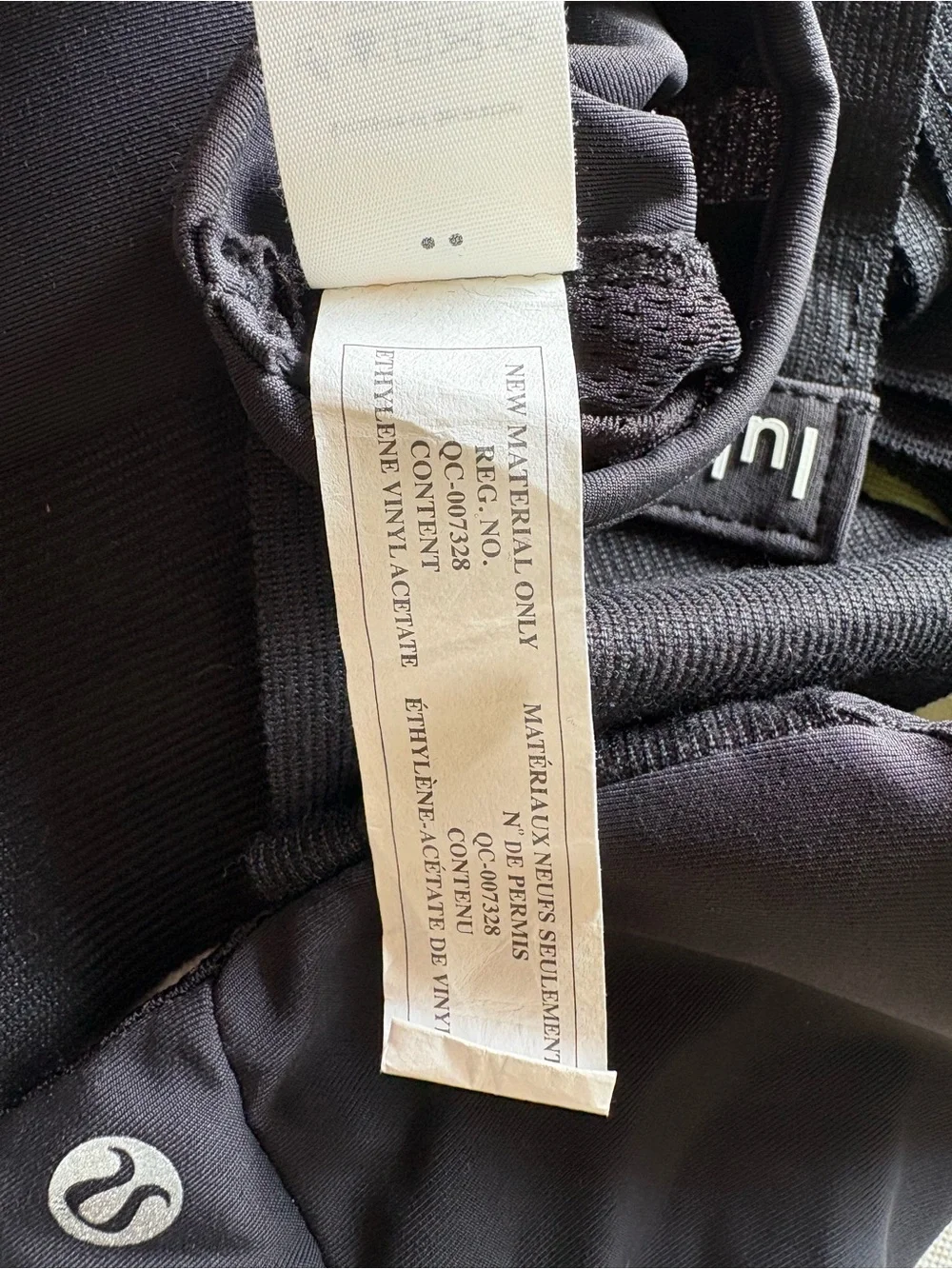 lululemon athletica Black Fingerless Workout Gloves